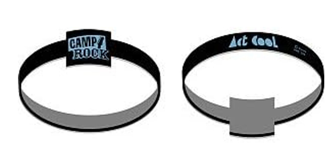 Camp Rock Wristbands 4ct AMZ+