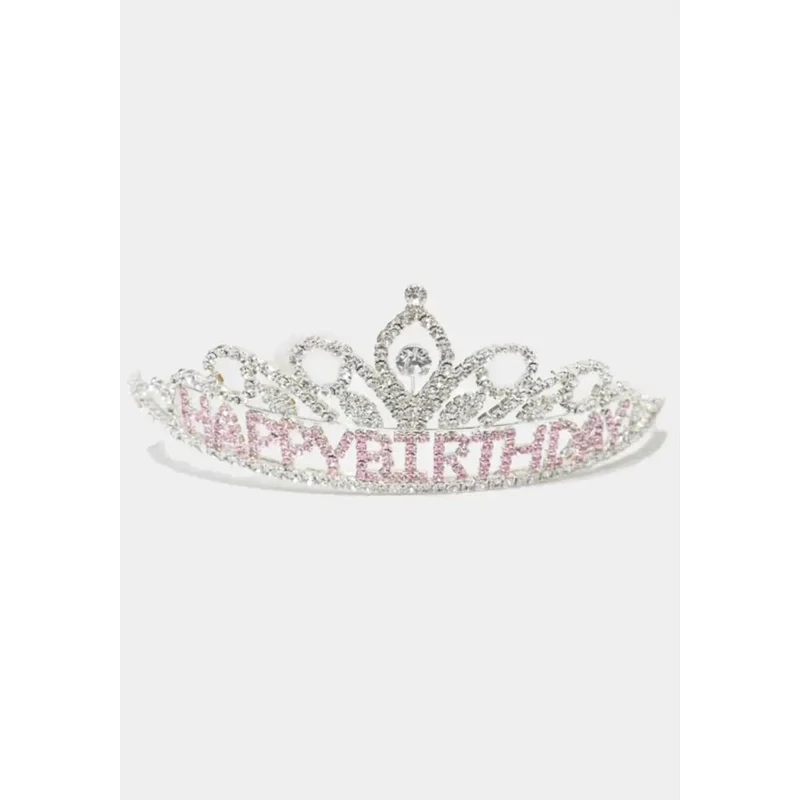 Crystal Happy Birthday Tiara+