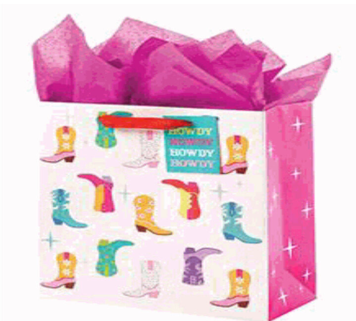 Cowgirl Gift Bag +