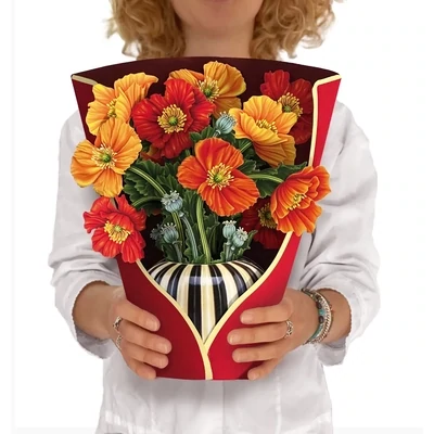 Jumbo Flower Pop Up Card+