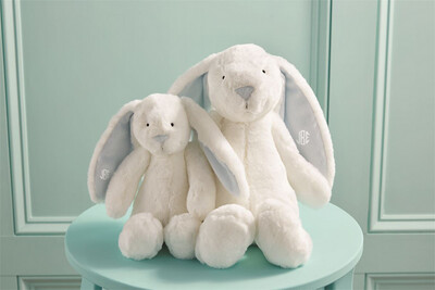 Small Plush Blue Bunny+