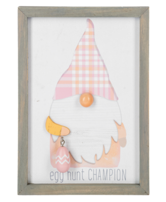 Pink  Gnome Egg hunt champion+