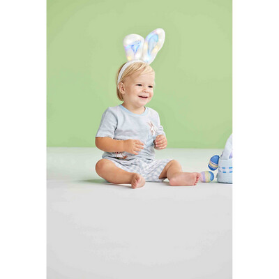 Blue Light-up Bunny Ear Headband AMZ+