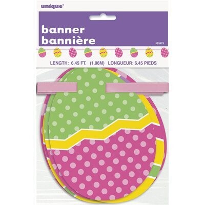 Easter Egg Ribbon Garland 6.45ft+
