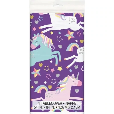Unicorn Plastic Table Cover+