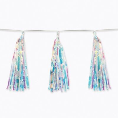 Iridescent Tassel Garland +