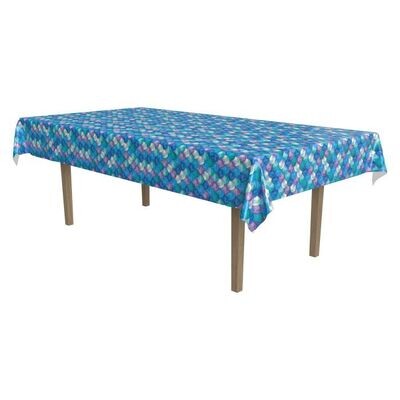 Mermaid Scales Plastic Tablecover+