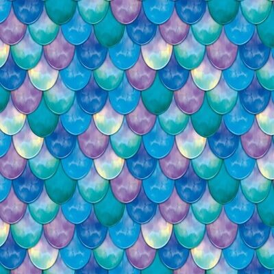 Mermaid Scales Plastic Tablecover+