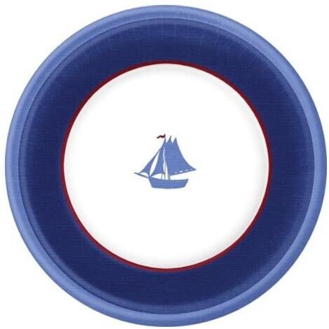 Ahoy Party Dinner 9&quot; Plates 8ct+