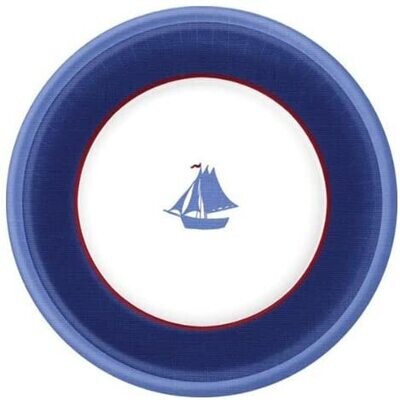 Ahoy Party Dinner 9&quot; Plates 8ct+