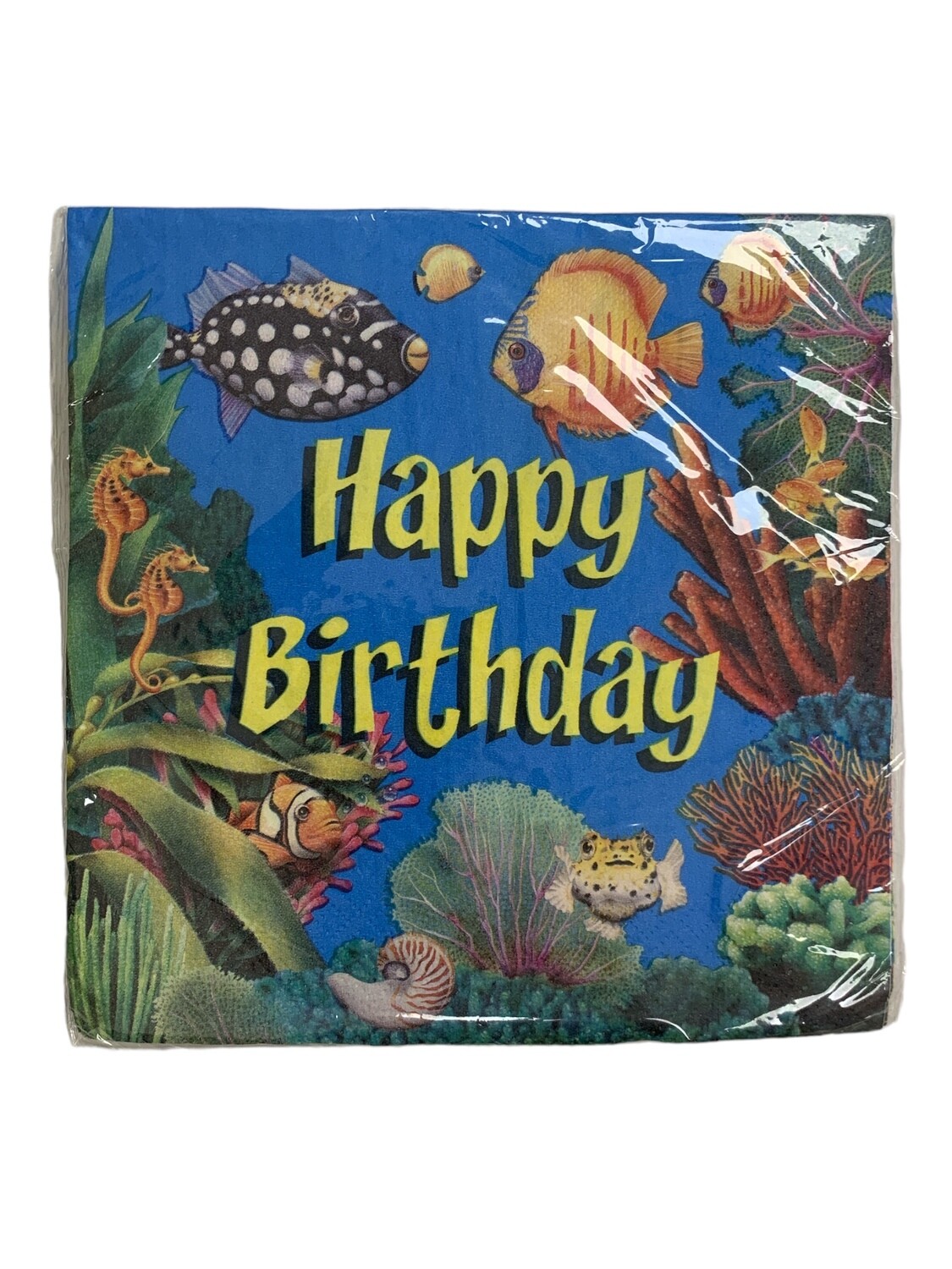 Ocean Friends Happy Birthday Lunch Napkins+