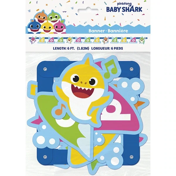 Baby Shark Large Jointed Banner+