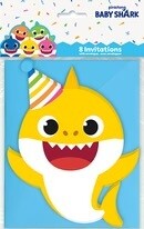 Baby Shark Invitations 8ct+
