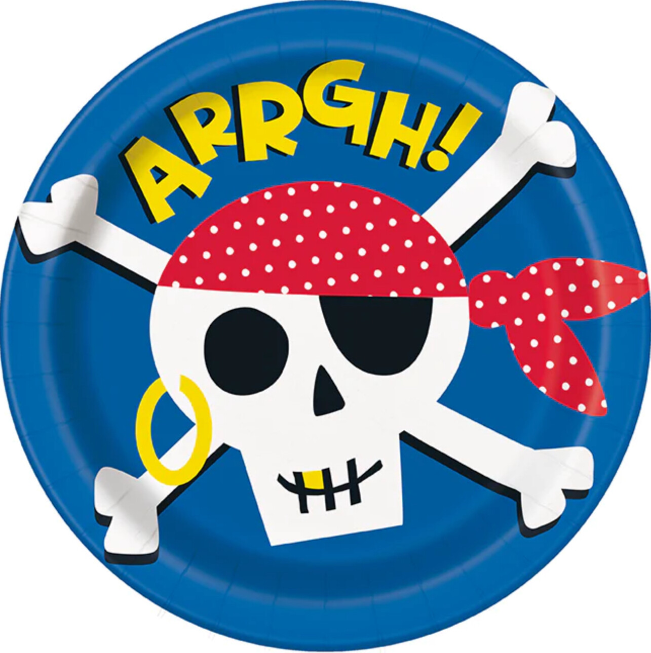 Ahoy Pirate 9&quot; Dinner Plates 8ct+
