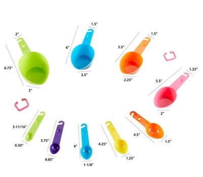 Little Chefs Kitchen Utensils 9ct AMZ+