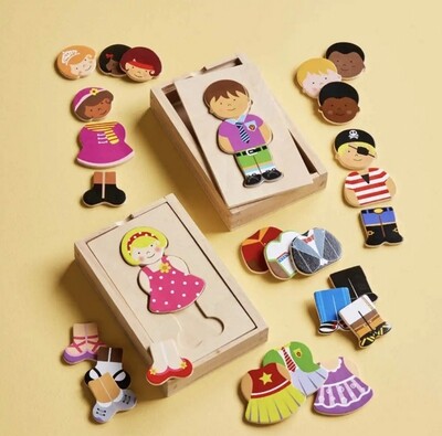 Boy Mix &amp; Match Dress Up Puzzle AMZ+