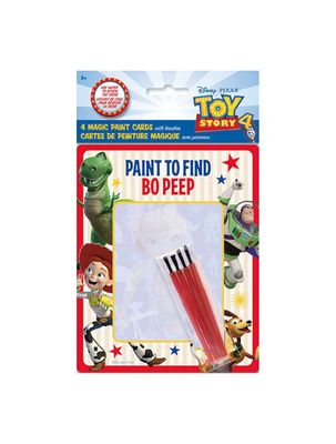 Toy Story 4 Magic Paint Cards 4ct AMZ+