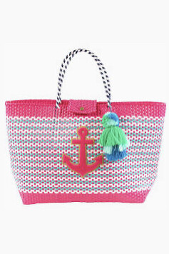 Calabash-Tote with Design+, Style: Anchor Tote