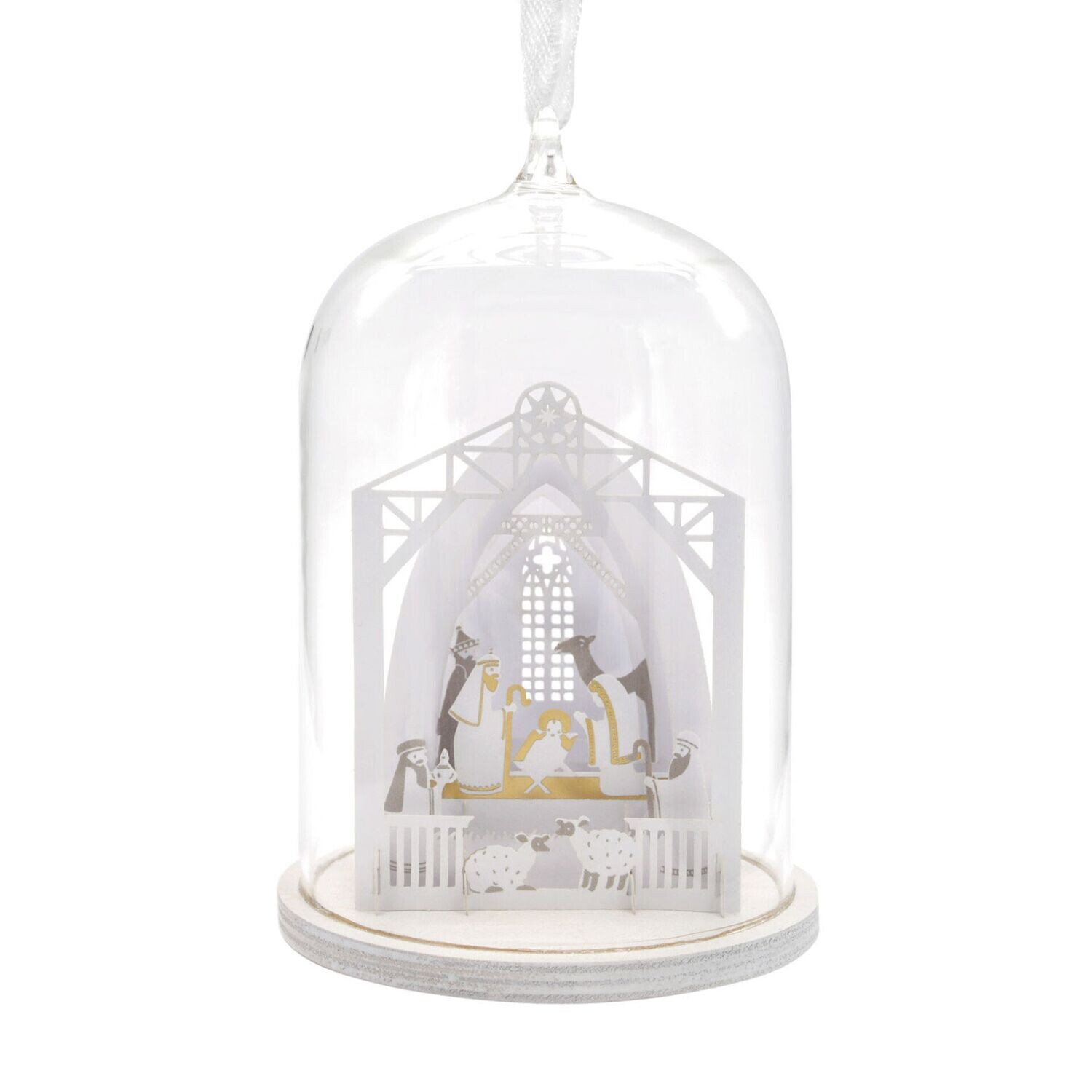 Hallmark Signature Premium Ornaments AMZ+, Style: Nativity Ornament