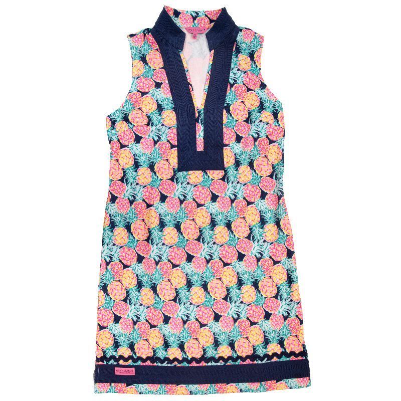 Simply Southern Tunic Dress-Pineapple Envy+, Size: Small