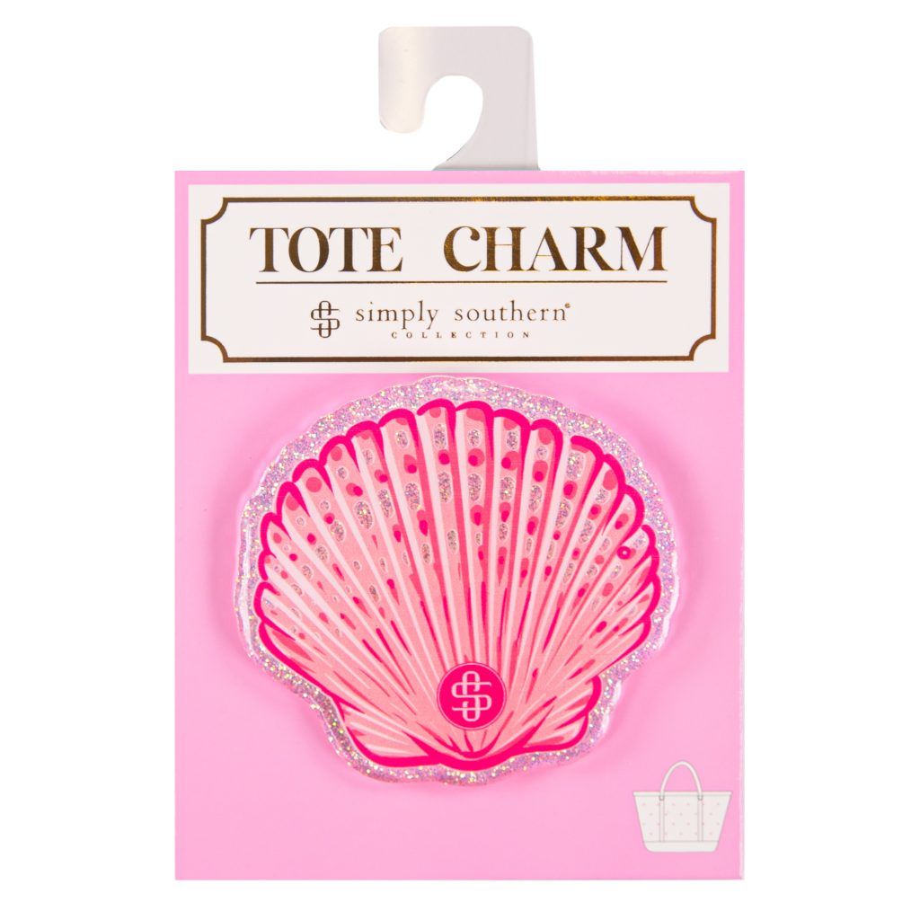 Simply Southern Tote Charms+, Style: Pink Shell