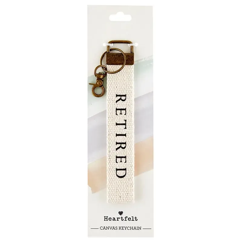 Canvas Keychain - Retired+