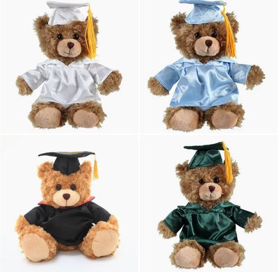 Graduation Mocha Bear 6” +