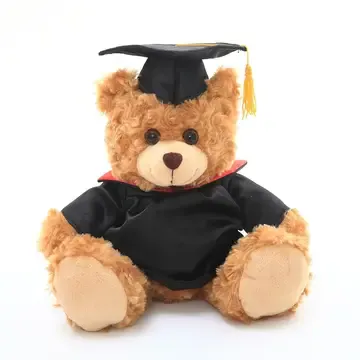 Graduation Mocha Bear 6” +