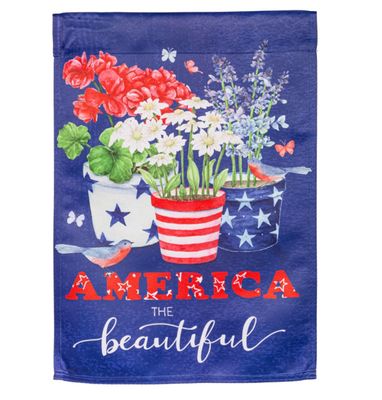 America The Beautiful Garden Flag+