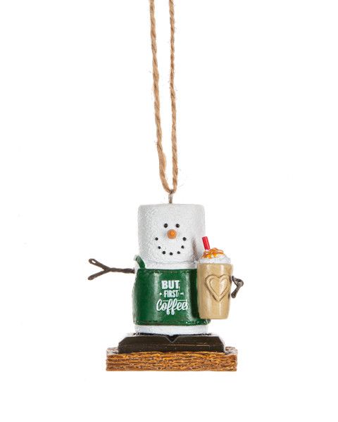 S’mores Barista Ornament+, Style: BUT First Coffee