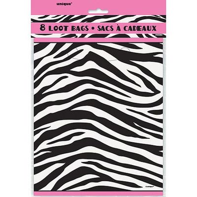 Zebra Passion Loot Bag 8ct+