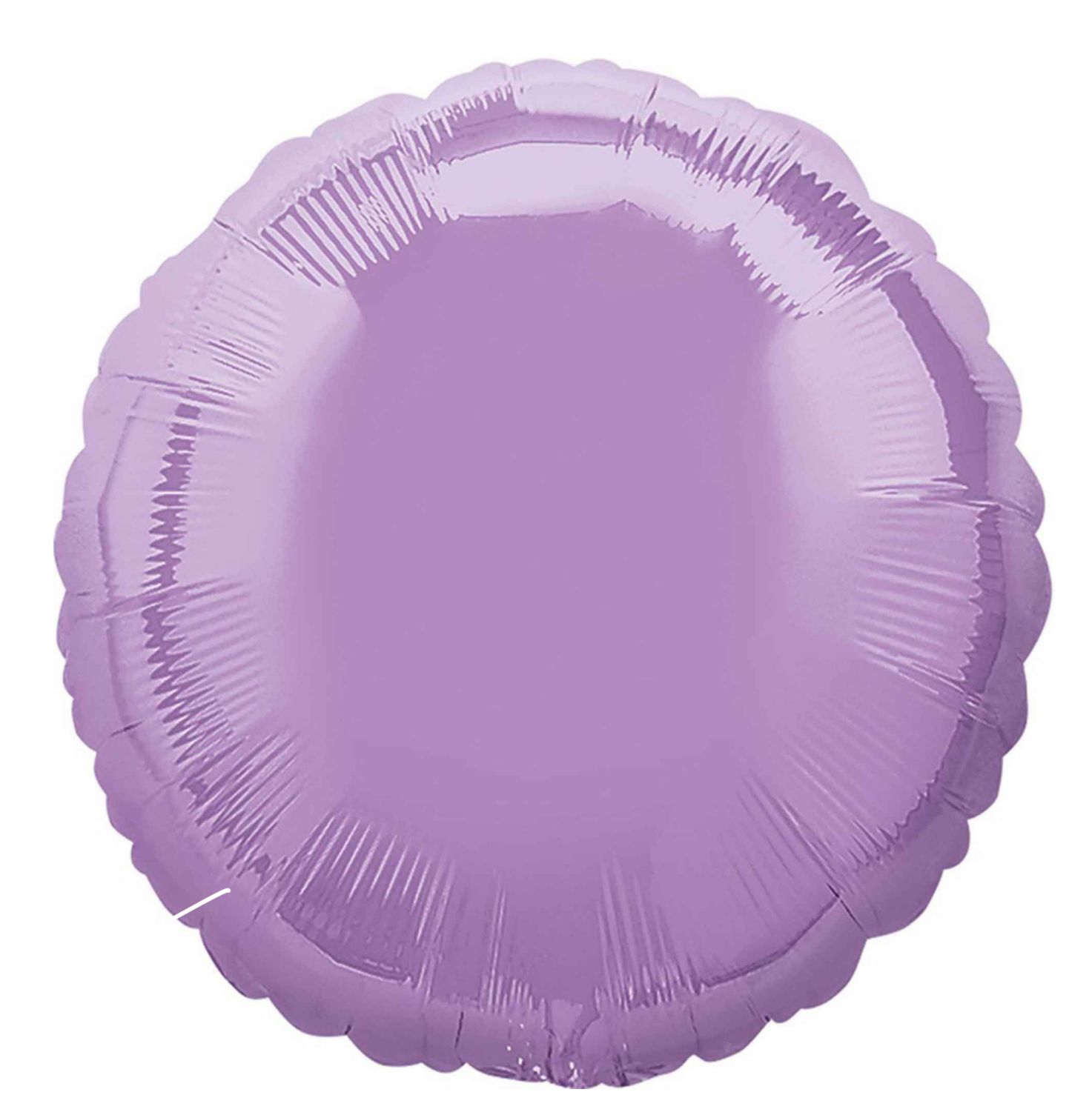 18” Pearl Lavender Round Mylar Balloon+