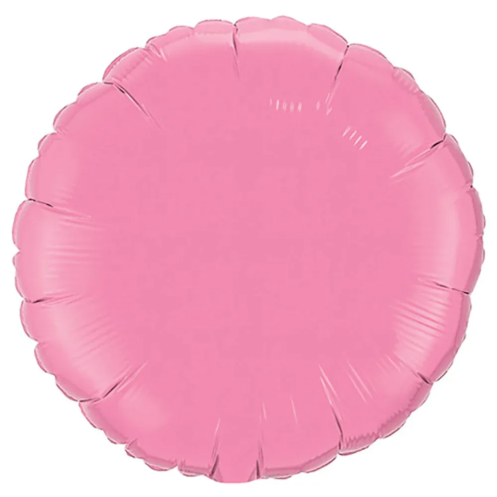 18” Rose Round Mylar Balloon