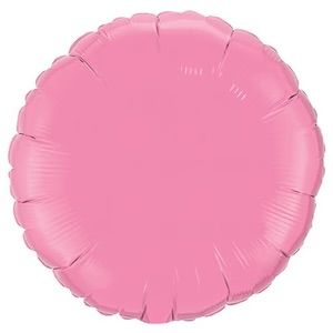 18” Metallic Pink Round Mylar Balloon+