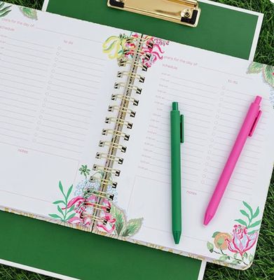 Lilly Pulitzer Undated To Do Planner, Hardcover Daily Planner, Personal Organizer+