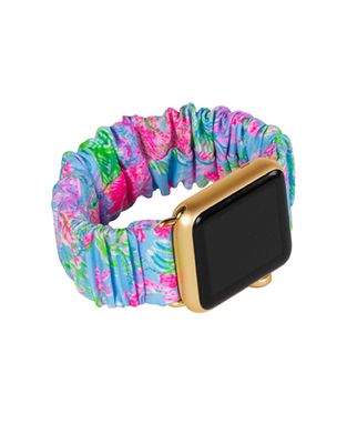 Lilly Pulitzer Scrunchie Apple Watch Band, Cay to my Heart+