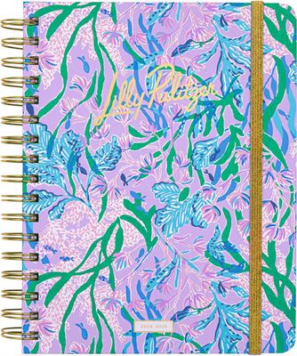 Lilly Pulitzer Large 17 Month Agenda Seacret Escape Engineered+
