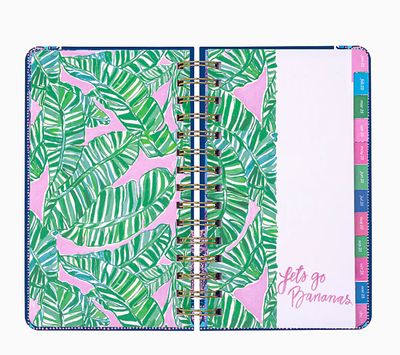 Lilly Pulitzer Medium 17 Monthly Agenda Seacret Escape Engingeered+