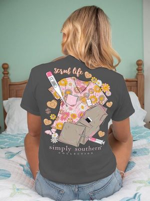 Simply Southern Scrub Life Short Sleeve Tee+