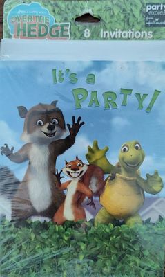 Over The Hedge Invitations 8ct+