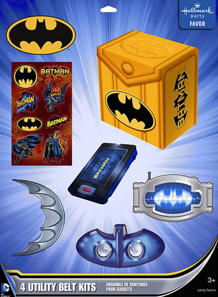Batman Utility Belts Favor Kits+