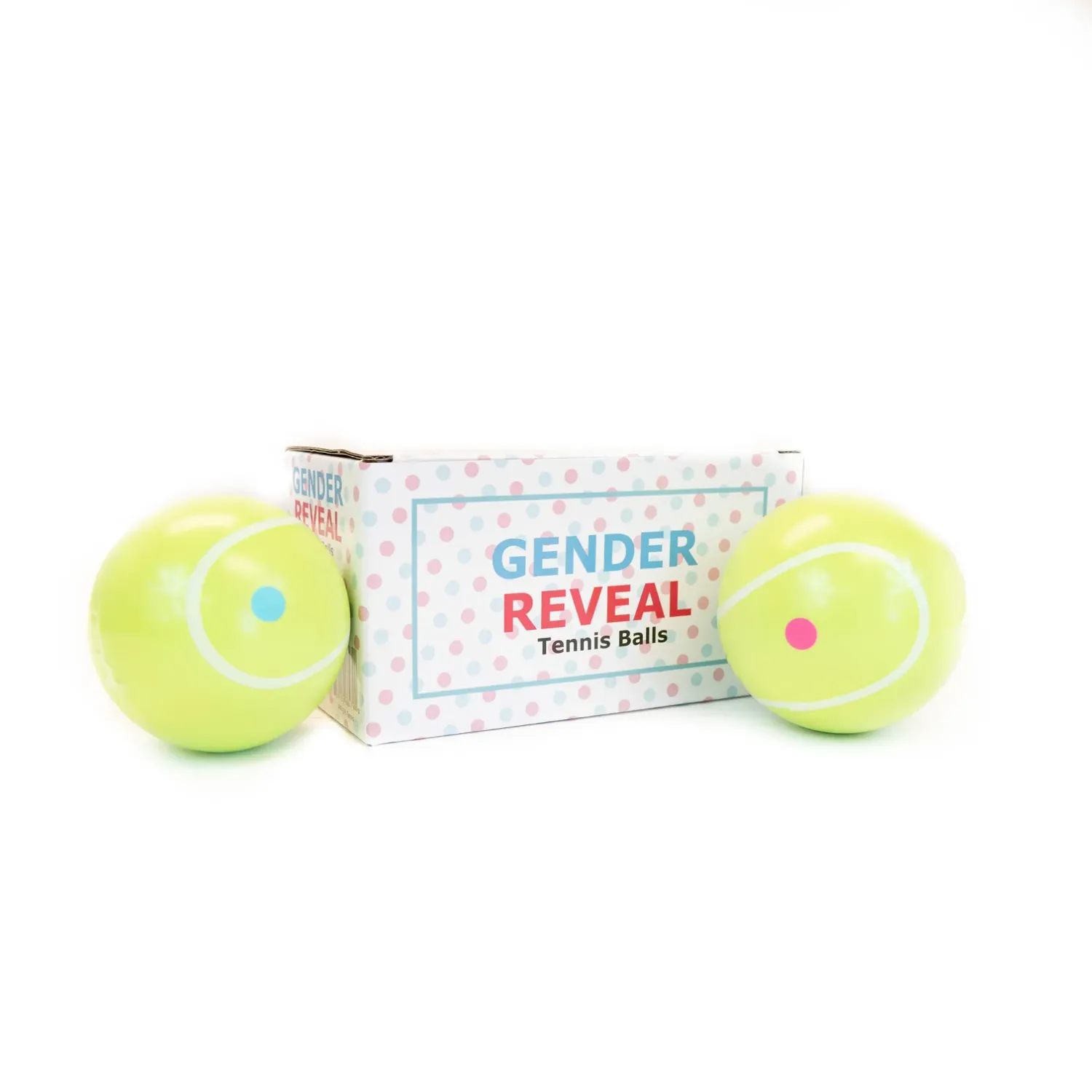 Gender Reveal Powder+ Tennis Balls