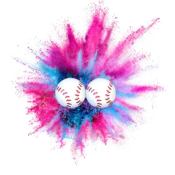 Gender Reveal Powder+ Baseball