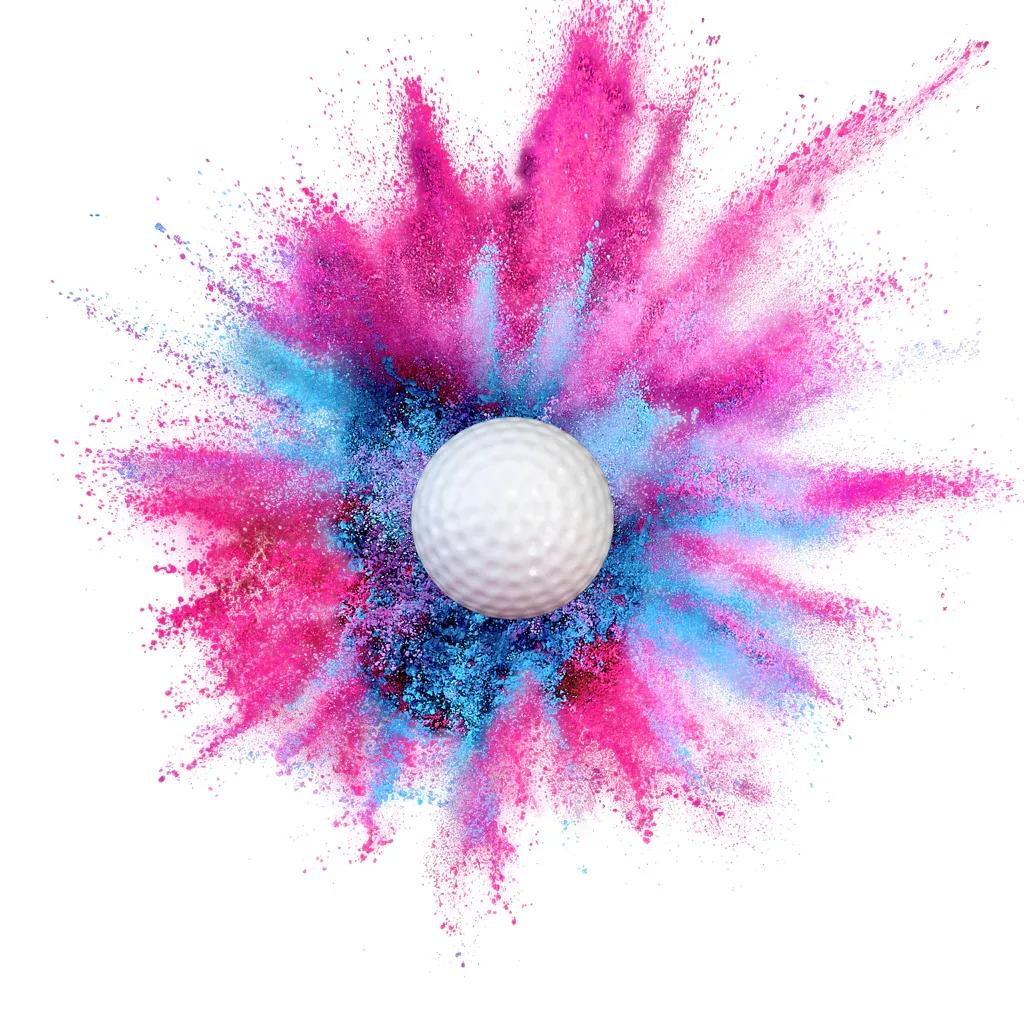 Gender Reveal Golf Balls (Blue and Pink)+