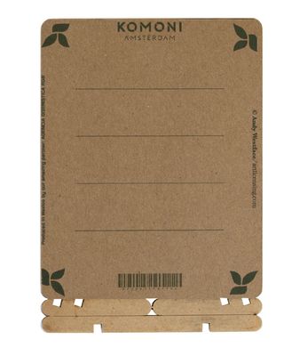 Komoni Post Card- Piece of Art