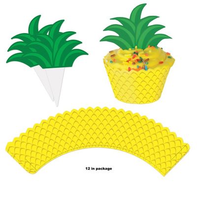 Pineapple Cupcake Wrappers+
