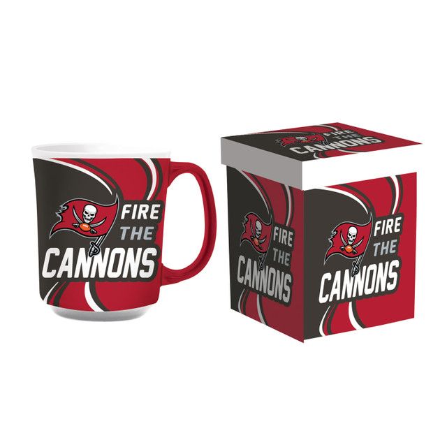 Tampa Bay Buccaneers 14oz Ceramic Cup w/ Matching Box +