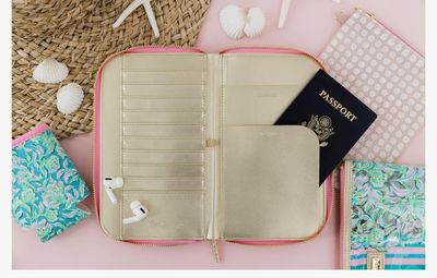 Lilly Pulitzer Travel Passport Wallet +