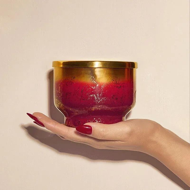 Tinsel &amp; Spice Glimmer Inverted Jar Candle AMZ+