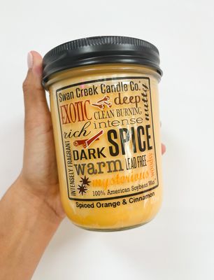 Swan Creek Spiced Orange &amp; Cinnamon 12oz Candle+